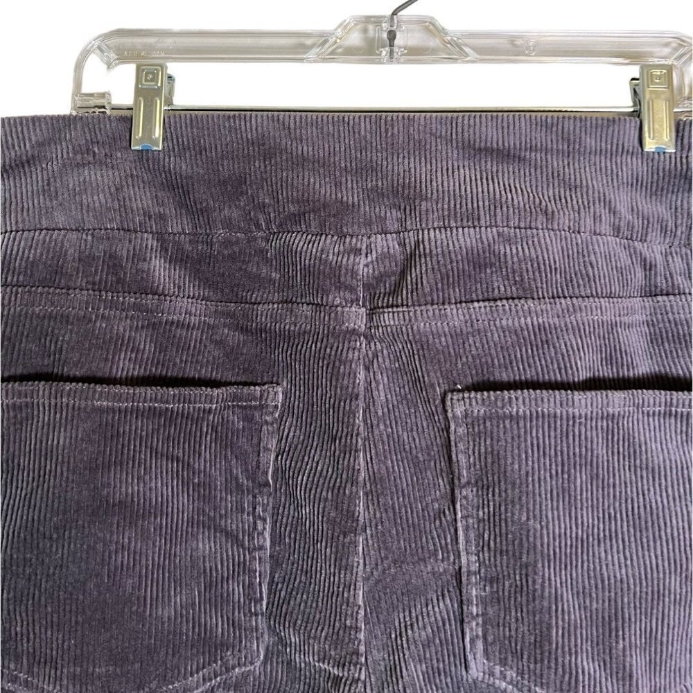 denim & Co. Women's 20W Tall Straight Leg Grey Cord Pants - Picture 7 of 10